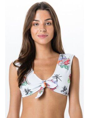 Salinas Multicolor Tropical Bikini Top